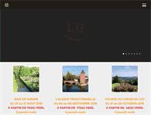 Tablet Screenshot of lgvoyages.fr